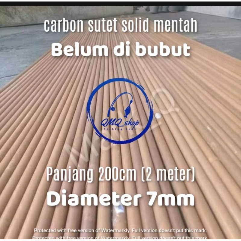 carbon sutet nonbubut 200cm 7mm
