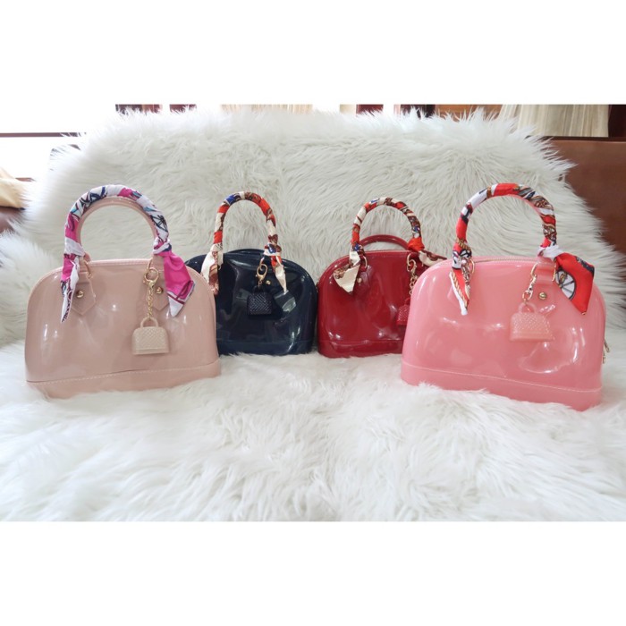 Hot Promo TAS JELLY ALMA IMPORT   jelly bag import   free syal   gantungan kualitas TINGGI