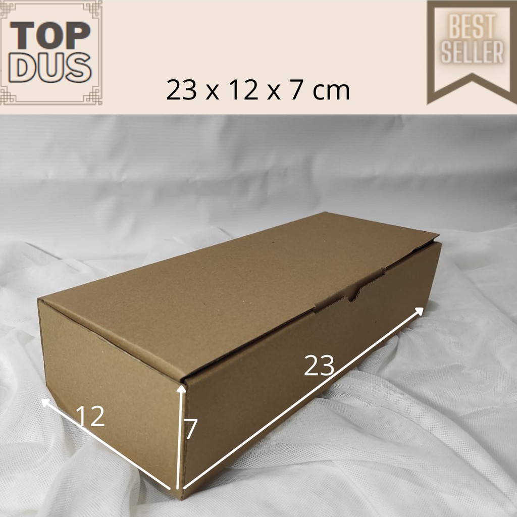 Kardus 23x12x7cm / Dus Die Cut / Box Murah Packaging Ready Dus Die Cut