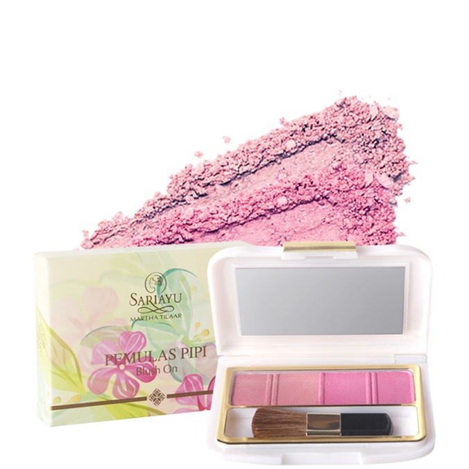 SARIAYU PEMULAS PIPI MERAH DELIMA (BLUSH ON)