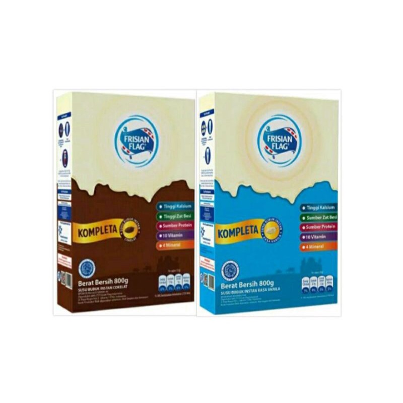 

PROMO Frisian Flag Kompleta 800 gram Coklat/Vanila