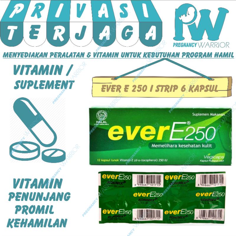 EverE250 isi 6 kapsul lunak / promil Ever E 250