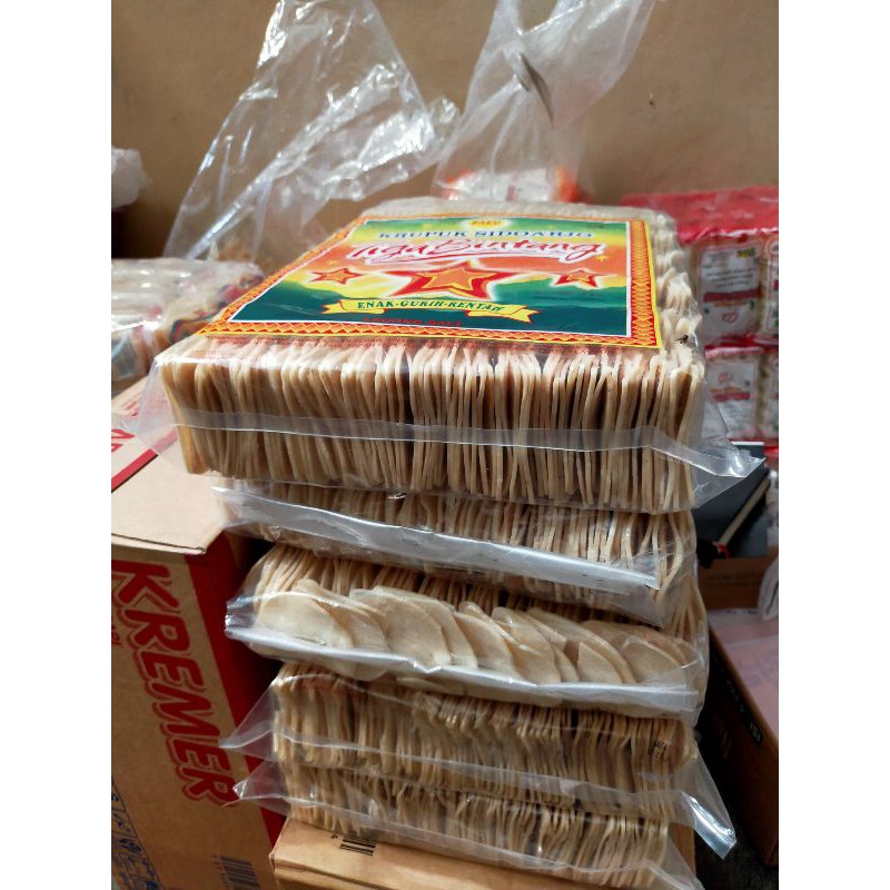 

krupuk udang tiga bintang / krupuk udang sidoarjo / kemasan 5 kg / toko sembako / oleh oleh sidoarjo