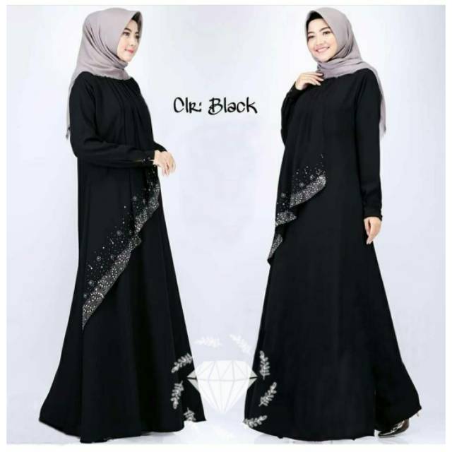 MAXY MANDA MOTE, VELVET, GAMIS, HIJAB, MUSLIM, DRESS