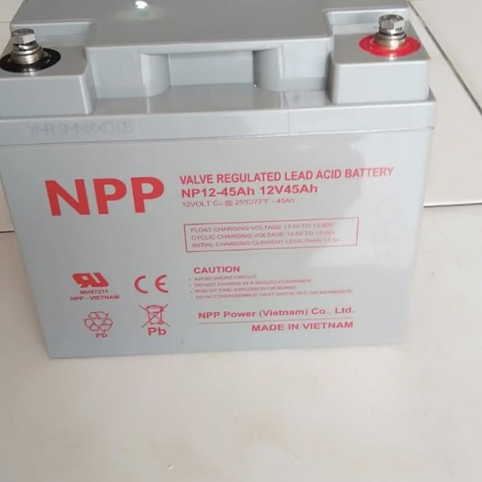 Aki Solar Panel Vrla Gel 12v 45ah Zeus Battery Aki Deep Cycle