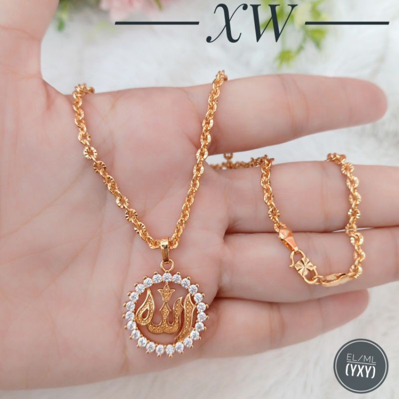 Kalung Yaxiya Lafadz gold XW09052103