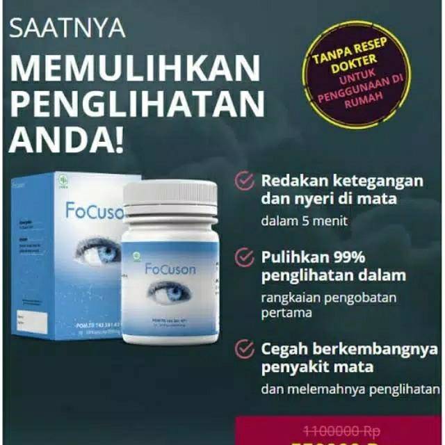 Focuson : Focuson Obat Segala Penyakit Mata - Original Focuson Obat Mata Paling Ampuh