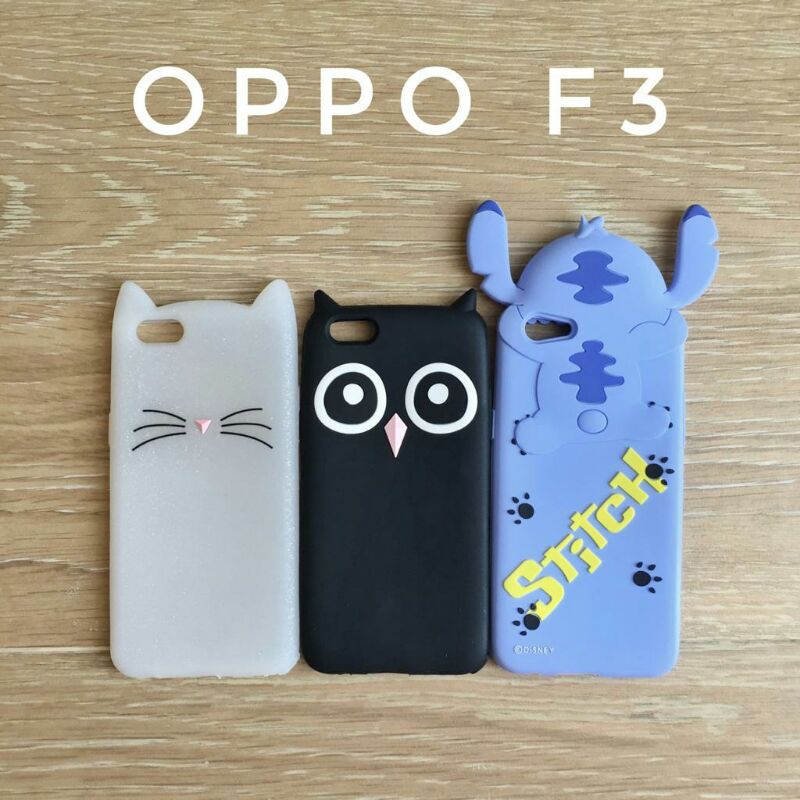 case oppo F3 | silikon karakter casing oppo f3