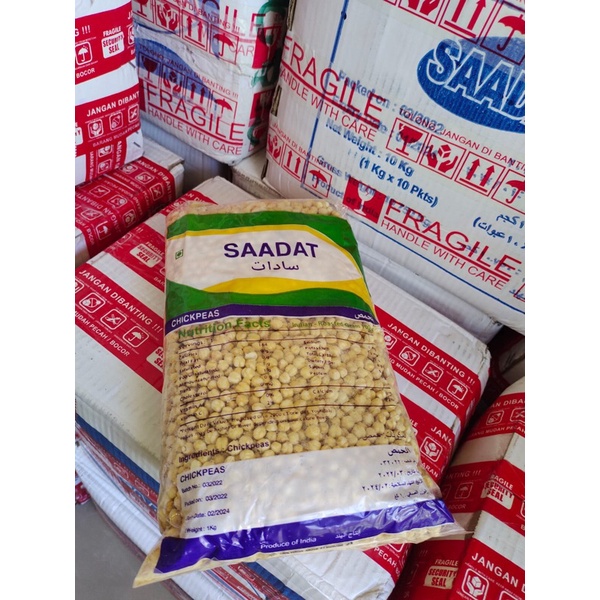 

Kacang Arab Original Empuk dan Gurih 1 kg exp 2026