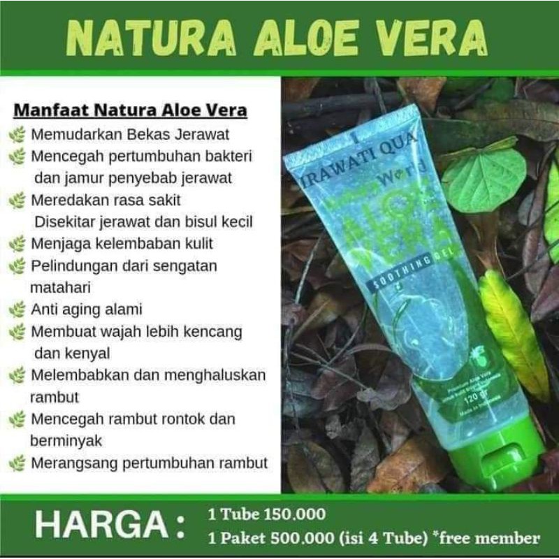 Natura Aloevera Gel,Gel multifungsi,Gel penghilang jerawat,Mengobati bekas luka,menumbukan Rambut