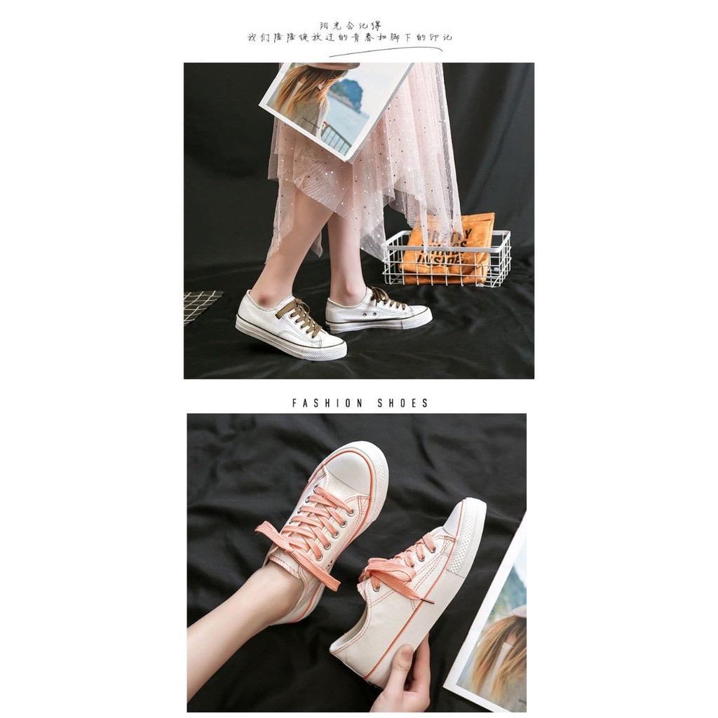 Free BOX Sepatu Sneakers Wanita Import Sepatu Kanvas Wanita Kasual Polos Tali Premium Quality Sepatu Wanita Sneakers Wanita Model Korea Import Premium Quality NS7104