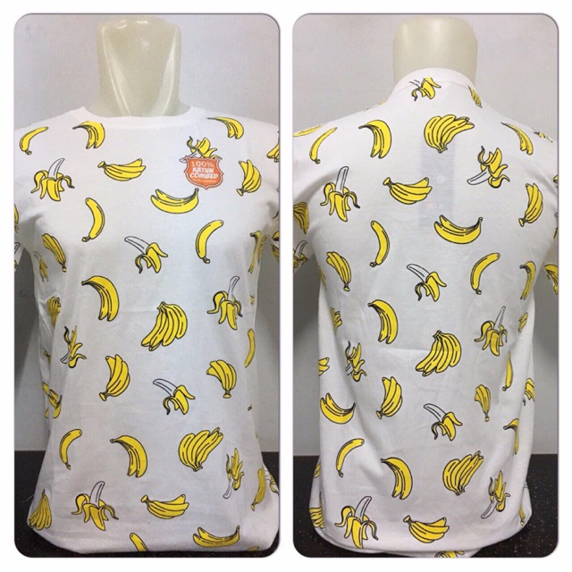 Kaos Banana Lengan Panjang | Kaos pisang lengan panjang