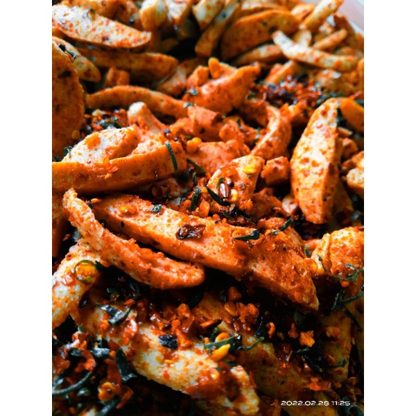 

Basreng Stick Pedas Daun Jeruk