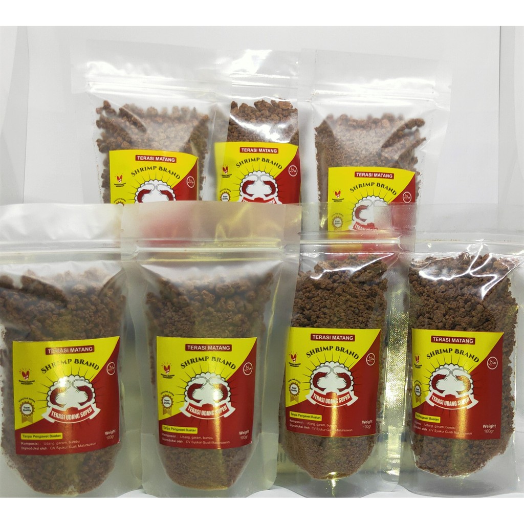 

TERASI MATANG UDANG / TERASI UDANG MATANG TANPA PENGAWET ASLI SUPER SEHAT
