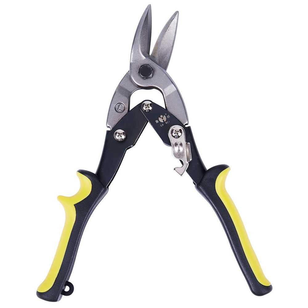 Terbaru ! LI CHEN Gunting Besi Flat Baja Heavy Duty Iron Scissors 10 Inch - W239