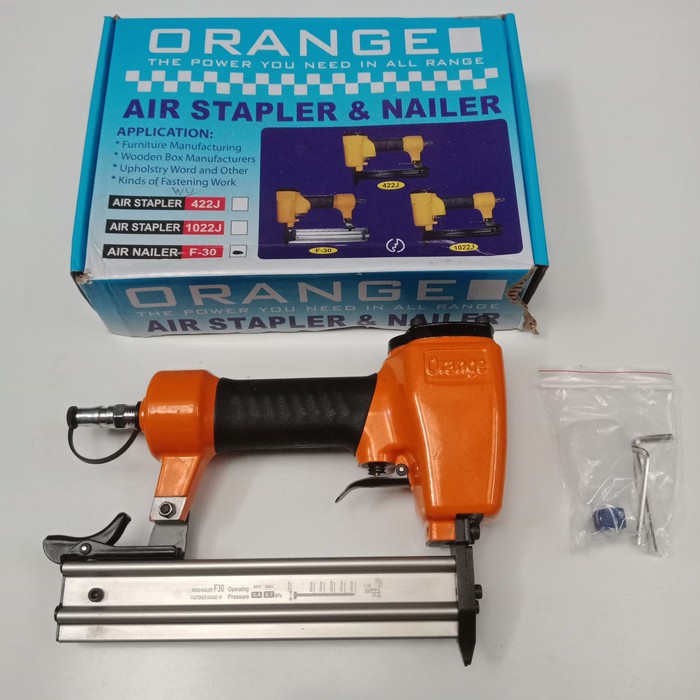 

ORANGE air stapler & nailer F-30