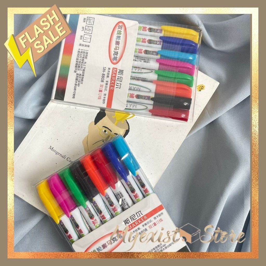 

stabilo glitter SN-8808 1 SET 8 BIJI IVN664