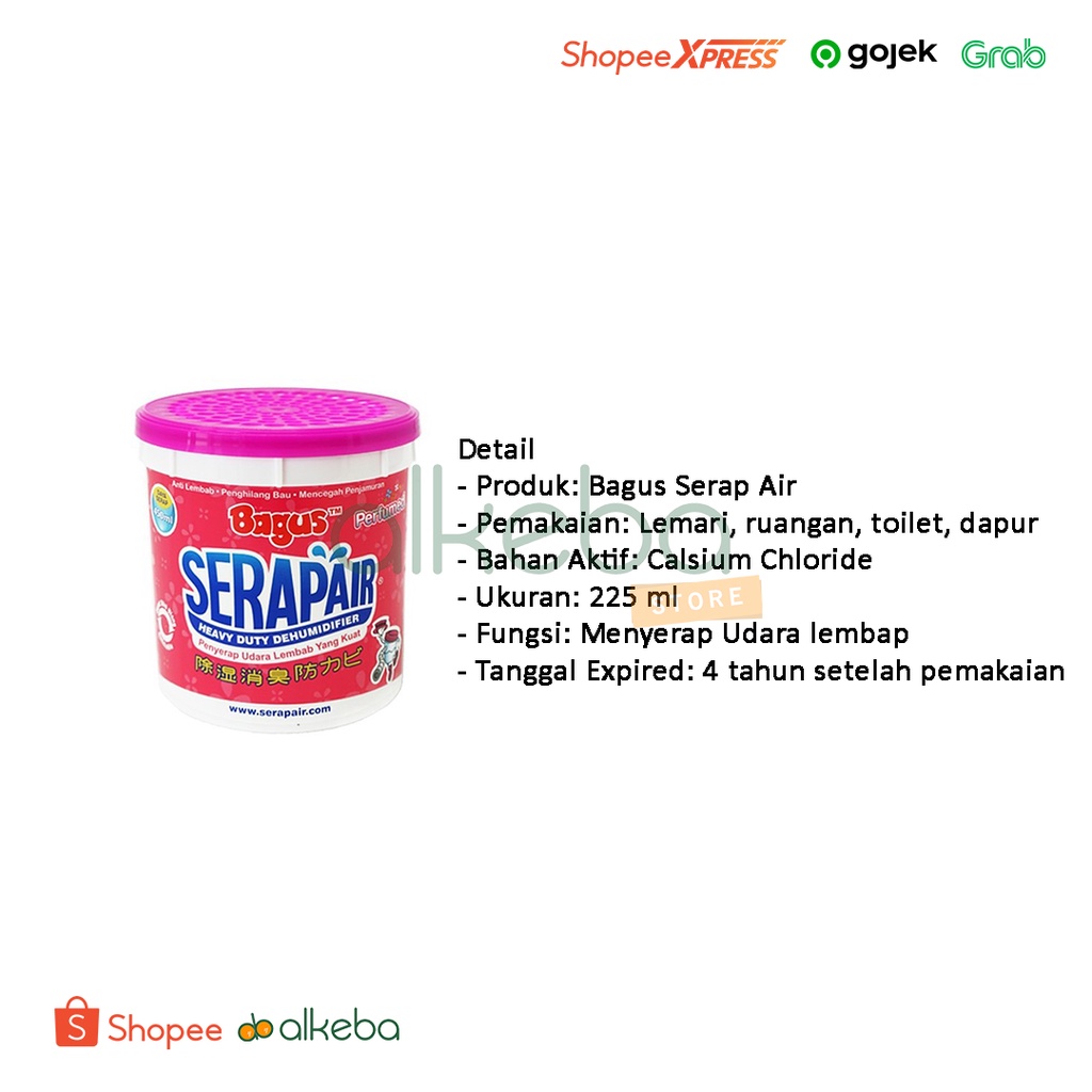 Bagus Serap Air 260 Gr Daya Serap 450 ml Udara Lembab Dehumidifier