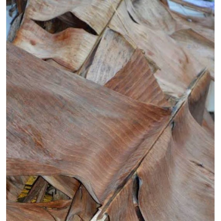 Daun Pisang Kering Olahan Bisa untuk kolam burayak