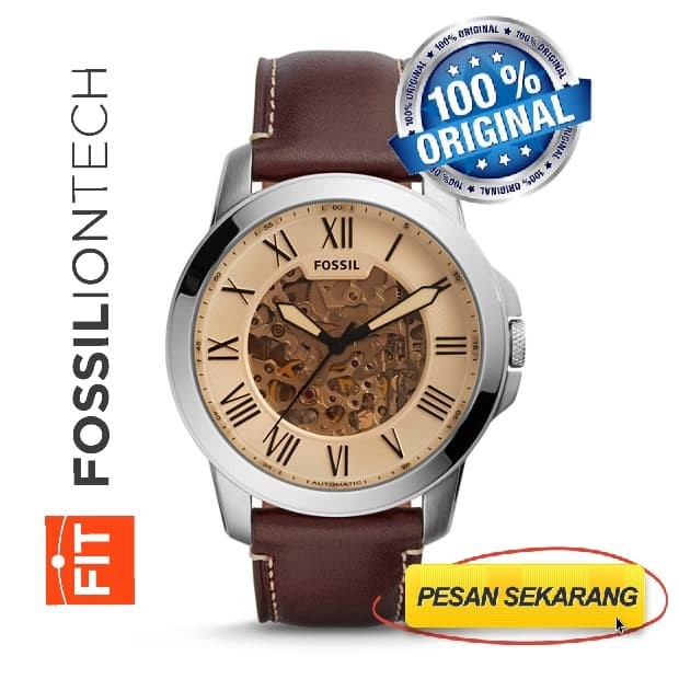 Flash Sale Jam Tangan Pria Merk Fossil Original100% Type : ME3122 Otomatis/ Matic Garansi 1th