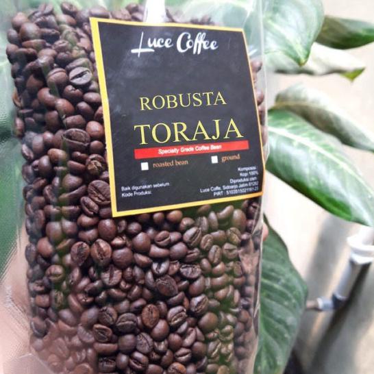 

BAYAR DITEMPAT✔️Kopi ROBUSTA Toraja 240gr - Roastedbean atau bubuk - Luce coffee|SQ3