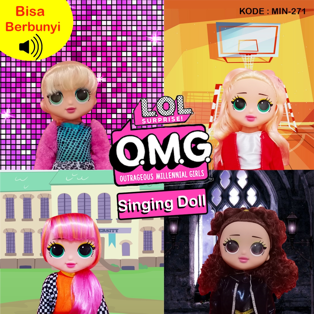 LOL OMG SINGING DOOL bersuara barbie mainan boneka anak