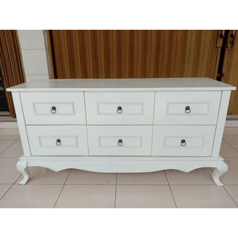 meja nakas serbaguna/meja tv laci kayu jati FREE ONGKIR KEBUMEN