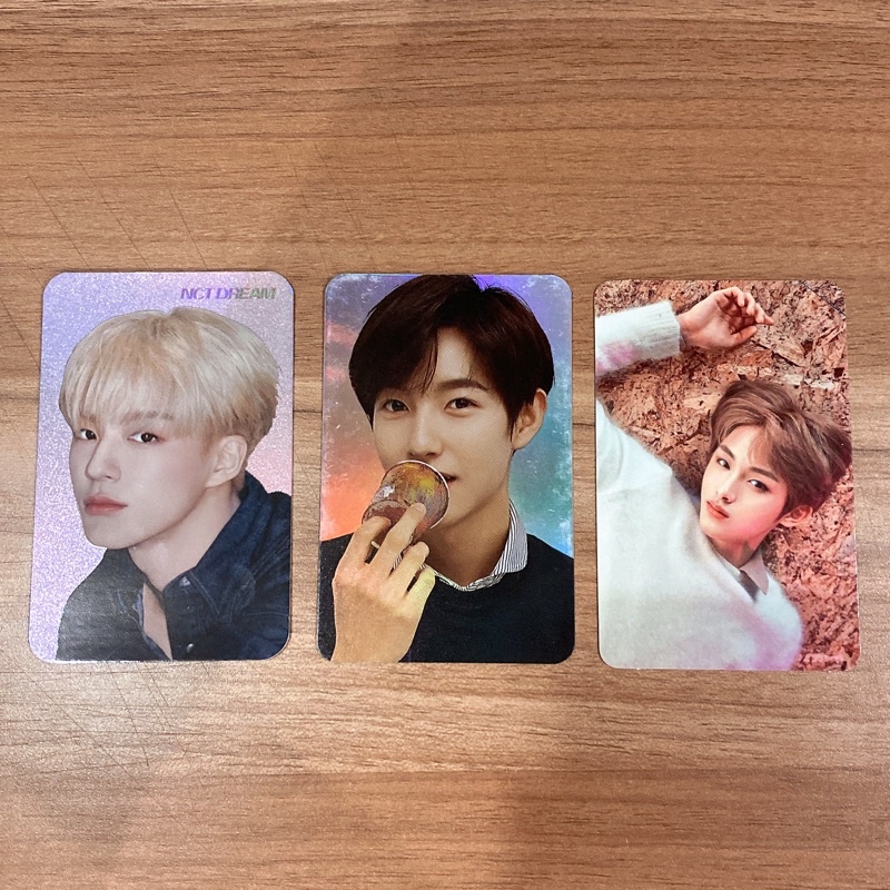 nct 2018 fan part official holo nct dream nct 127 wayv winwin renjun jeno photocard
