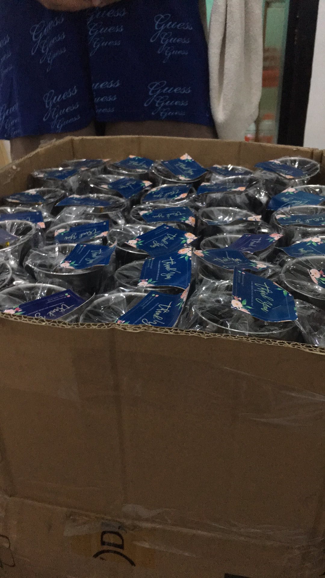 Souvenir Gelas Stainless Kemas Plastik