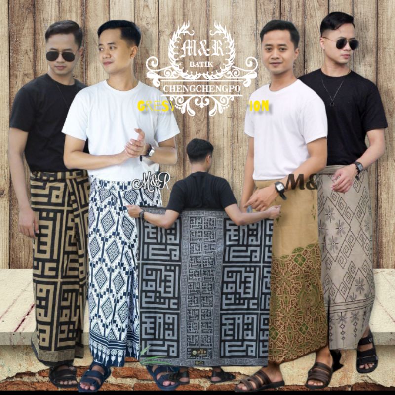 sarung batik pria / sarung batik santri / sarung batik M & R
