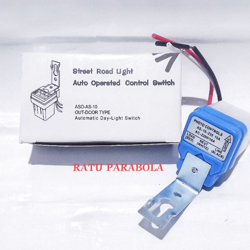 Sensor Cahaya model Selcon Sensor Listrik photo Cell 10A  AC 220V