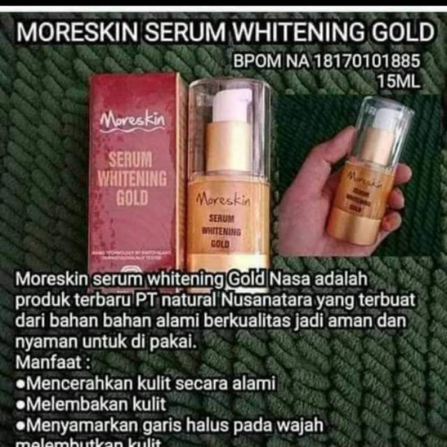 Serum pemutih wajah SERGOLD NASA