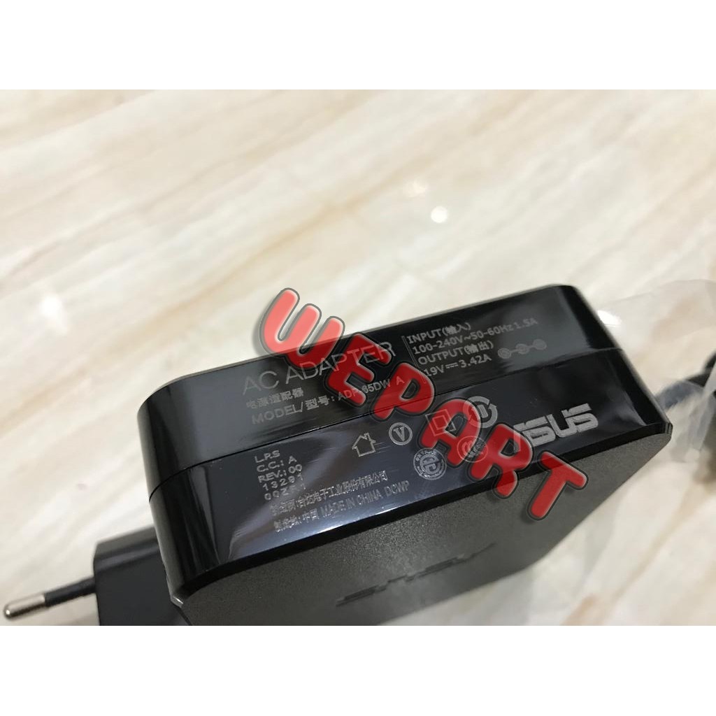 Adaptor Charger Asus A450C A450CA A450CC A450V K40 A46 K46 K56 K55 19v-3.42a Kotak Ori Original