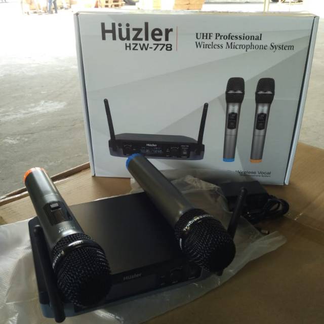 Mic Microphone Huzler HZW-778 HZW778 HZW 778 UHF Handheld TERBAIK