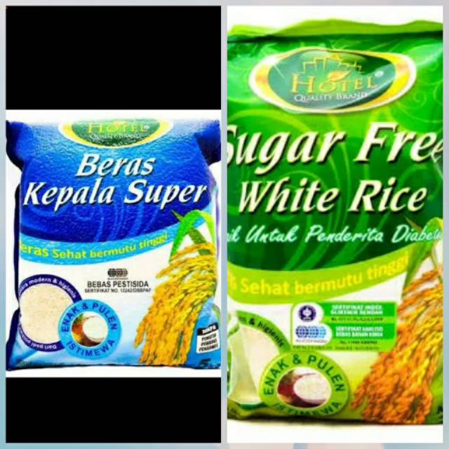 

Beras Kepala Super 5kg & Beras Sugar Free