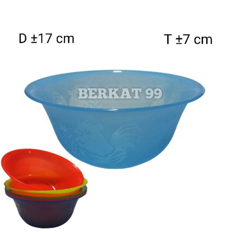 MANGKOK MANGKUK PLASTIK WARNA AYAM / AYAM BENING