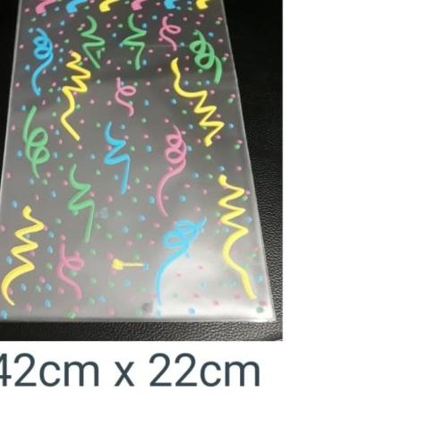 

Plastik Goodie Bag Ultah / Plastik Souvenie Motif Rumbai