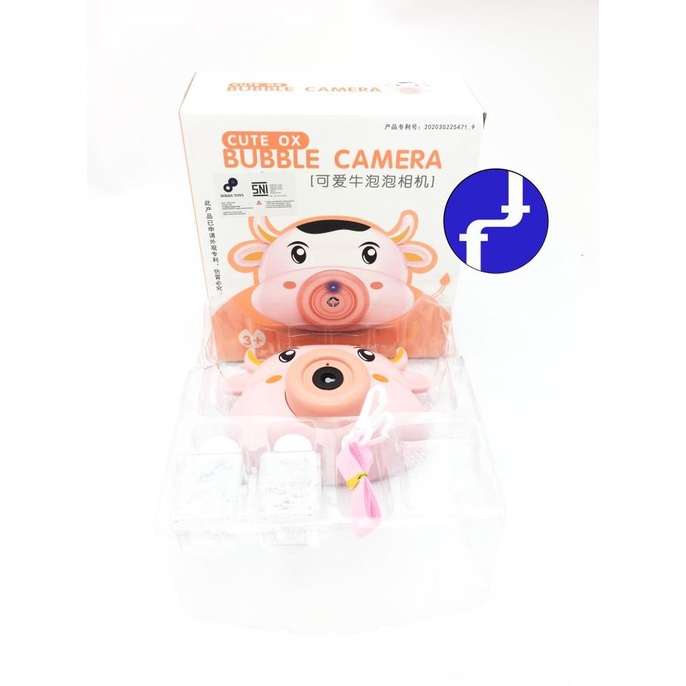 Mainan Anak Buble Camera Sapi Cream Gelembung Cow Lucu Sabun BE2005-3 tK~s