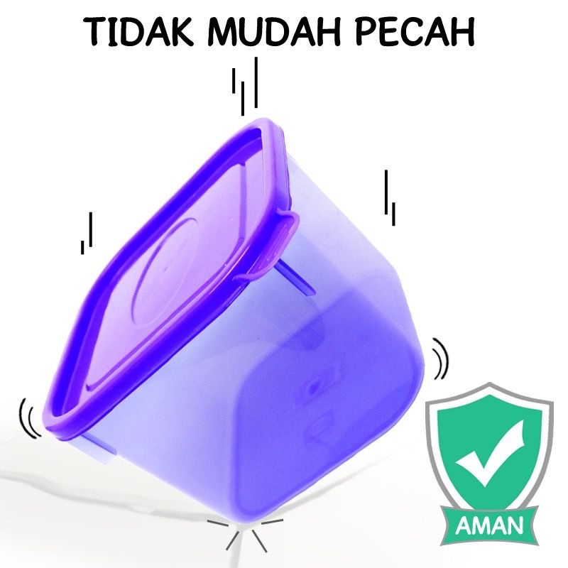 SHINPO Toples Plastik Ukuran M 1.65 L Tempat Cemilan Boccadillo Food Storage BPA FreeSPO-SIP-304M