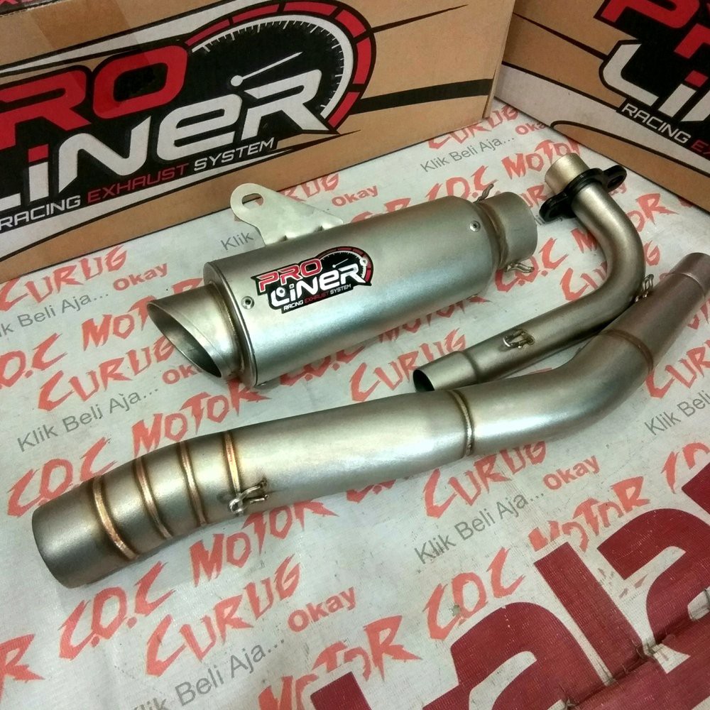 KNALPOT RACING PROLINER PRO BORE UP 200CC JUPITER Z VEGA  bac 89