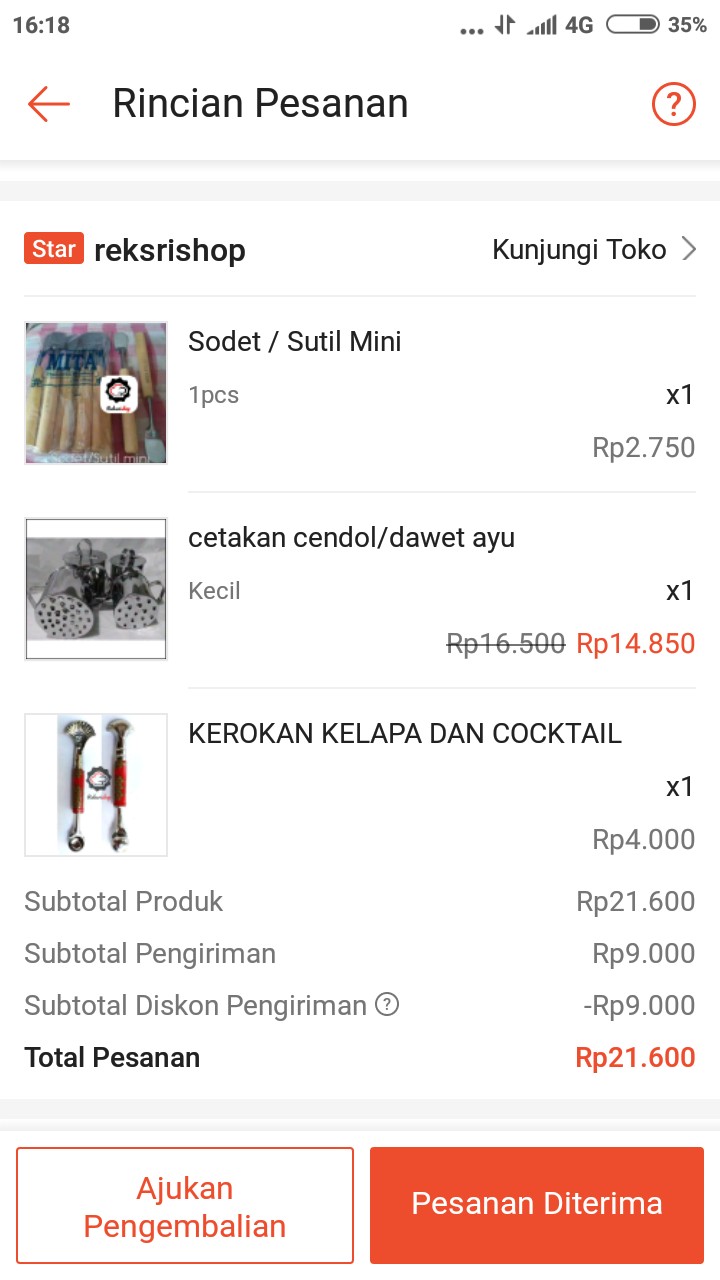 Kerokan Kelapa Dan Cocktail