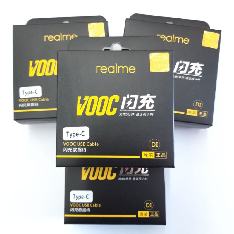 Kabel Data Realme Super VOOC Super Dart Type C Kualitas Ori