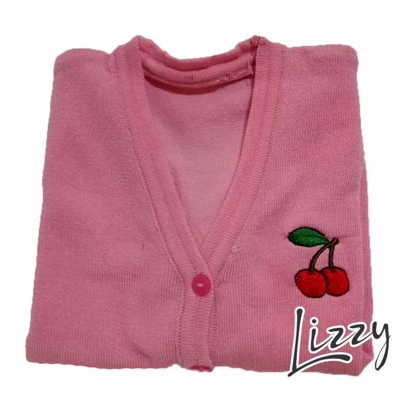 Lizzy Kids - CARDIGAN CHERRY KIDS FANTA / PINK BABY