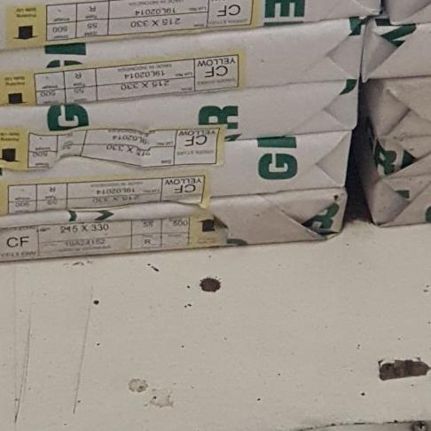 ♫ Kertas NCR Bottom Merah/Kuning/Hijau/Biru/Putih ukuran F4/Folio/A4 - F4 ✵