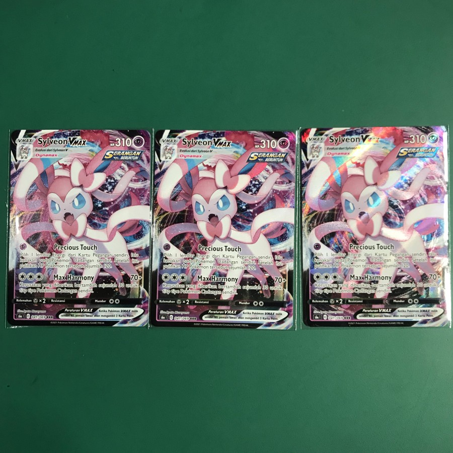 Sylveon VMAX Pokemon TCG Indonesia Eevee Pahlawan Heroes