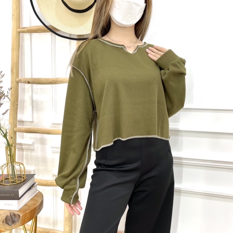 JAHITAN TERBALIK blouse knit