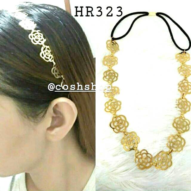 Bando korea elastis mawar berongga HR323