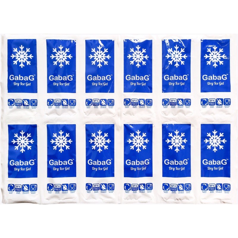 Gabag DRY ICE GEL - Thermafreeze - Ice Gel 1 Lembar isi 12 pcs