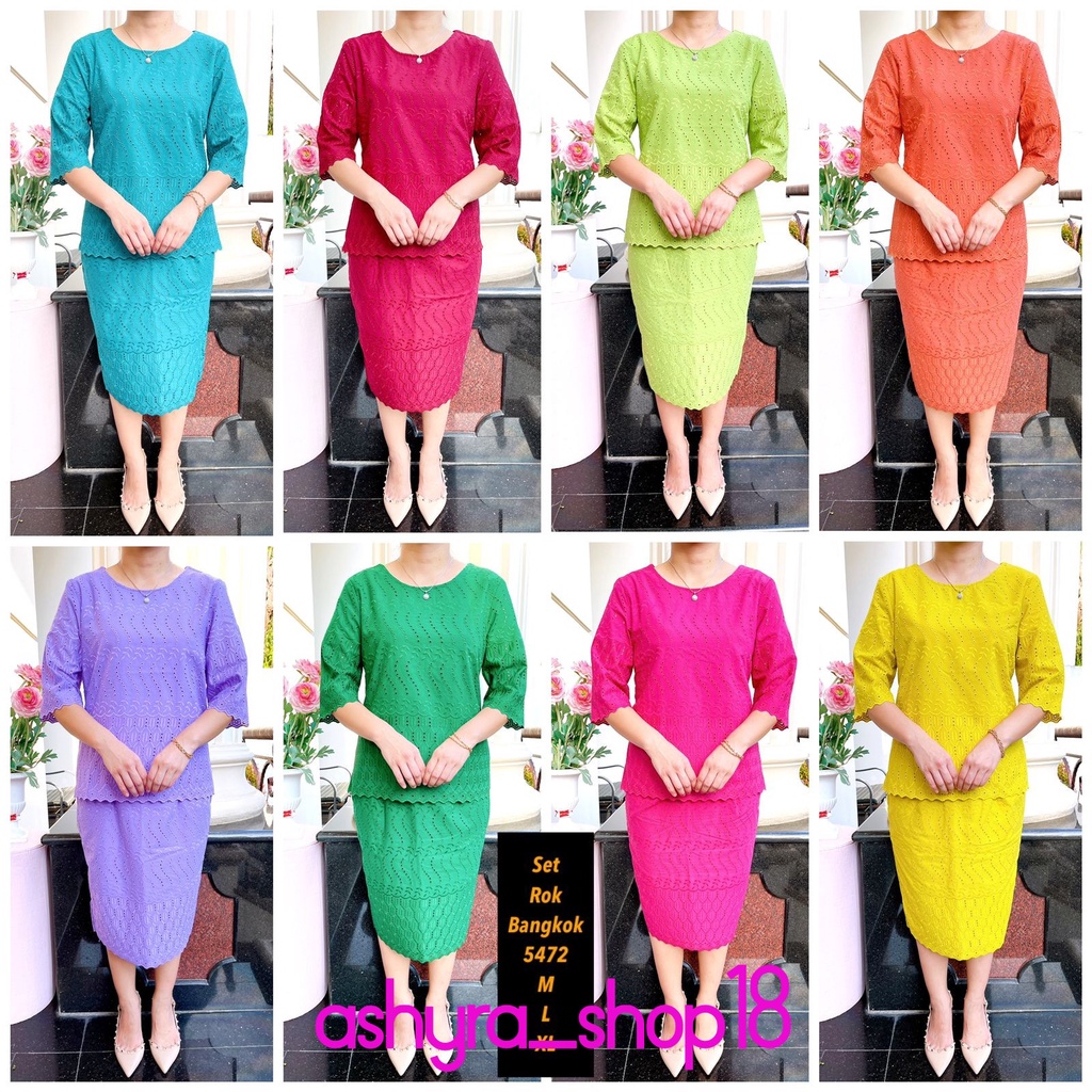 SET STELAN ROK KATUN BOLONG BANGKOK IWANITA
