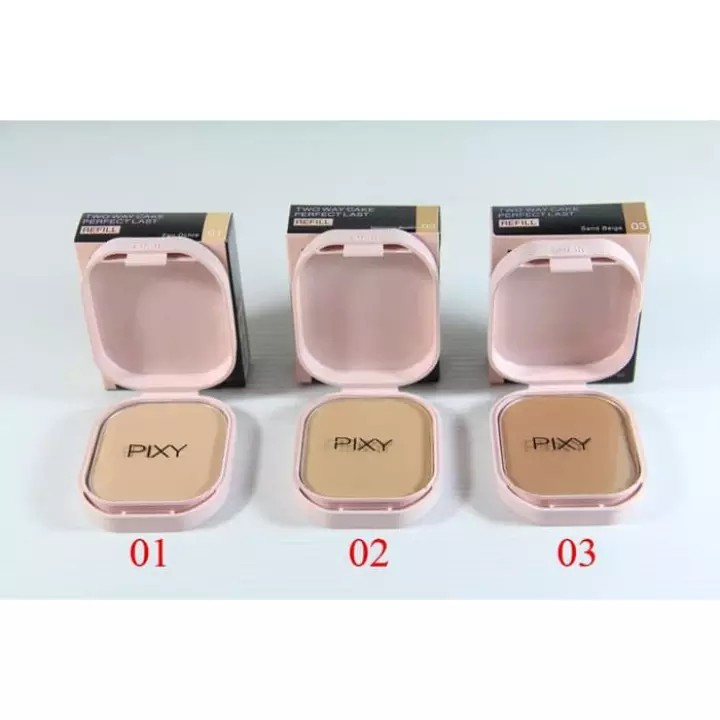 ❄️MATCHA❄️PIXY PERFECT LAST TWO WAY CAKE &amp; CONCEALER - REFILL FULLSIZE BEDAK ORIGINAL